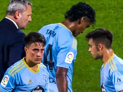 Se encienden las alarmas Tapia se sintió y fue cambiado en el Celta