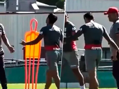 La dura reprimenda de Reynoso a Lapadula luego de fallar un remate