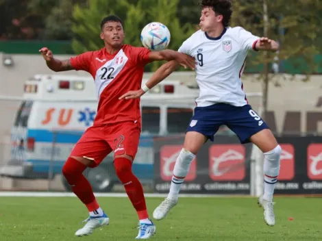 ¡Dura caída! Selección Peruana Sub-20 cayó ante EEUU en duelo amistoso