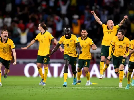 Jugadores de Australia le sacan la lengua a Perú por el repechaje