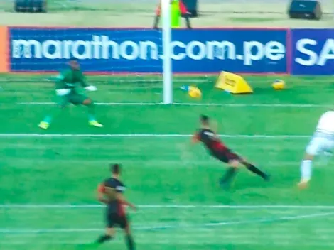 Estaba solo: el increíble gol hecho que falló Hernán Barcos