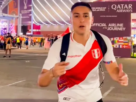Peruano llegó a Qatar y sorprendió al revelar a qué equipo apoyará