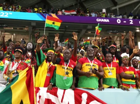 Ghana celebra la eliminación de Uruguay del Mundial