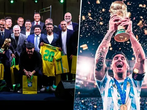 Campeón del Mundo con Brasil pide que le den Qatar 2022 a Messi