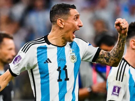 Con Ángel Di María, el 11 de Argentina para ganar el Mundial