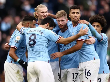 Manchester City con hat-trick del noruego destrozó al Wolverhampton