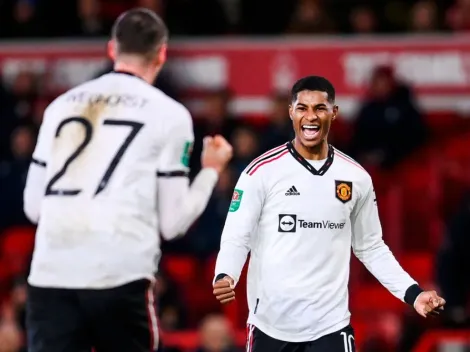 Con gol de Rashford, United goleó por la Copa de la Liga