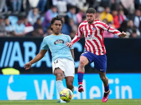 Con Renato Tapia en todo el partido: Celta de Vigo cayó frente al Atlético de Madrid en Balaídos