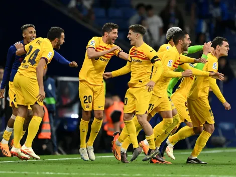 Barcelona es campeón de la Liga Española frente al Espanyol