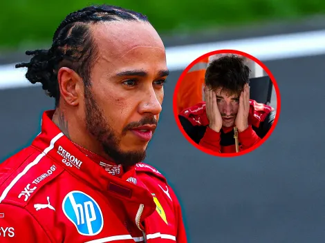 El primer cruce entre Hamilton y Leclerc que preocupa a Ferrari