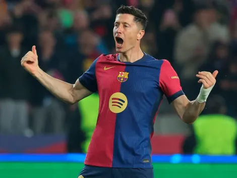 Lewandowski anotó un doblete en el Barcelona vs. Dortmund por Champions