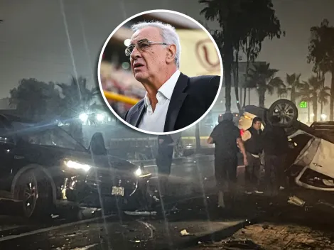 Jorge Fossati sufrió un accidente automovilístico a la salida de Campo Mar