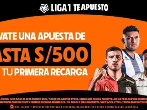 Código promocional Te Apuesto: Llévate una apuesta de hasta S/500 en 2025