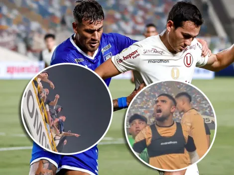 El tenso momento que vivieron Rodrigo Ureña y jugadores de Universitario con sus hinchas