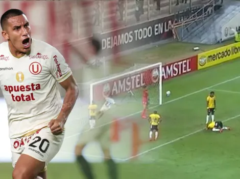 Valera marcó el 1-0 de la 'U' ante Barcelona