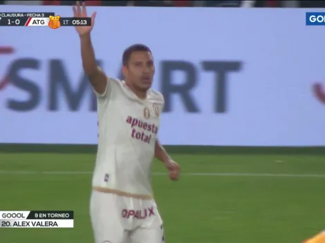 Golazo de Álex Valera ante Atlético Grau