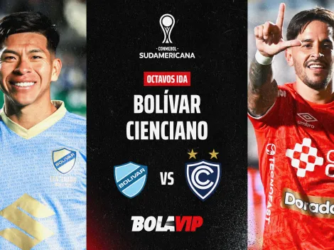 Bolívar vs. Cienciano EN VIVO y DIRECTO por la ida de los octavos de la Sudamericana