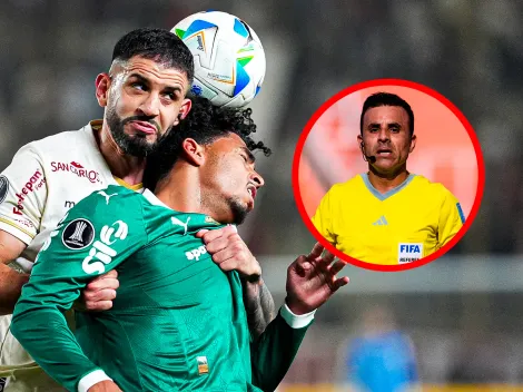El polémico árbitro chileno del Universitario vs. Palmeiras en Brasil