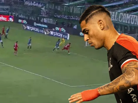 El increíble gol que Luis Ramos erró bajo el arco sin portero ante Deportivo Cali