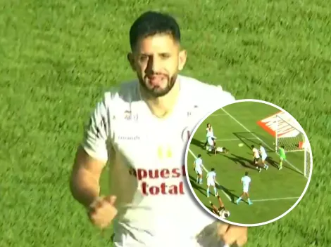 Matías Di Benedetto puso el empate en Tarma con tremendo cabezazo