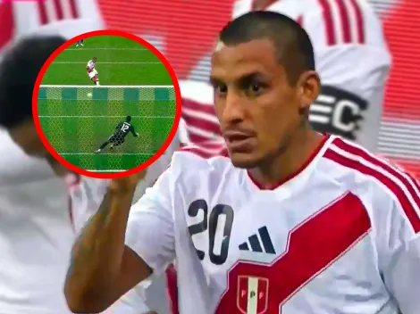 Valera marcó el 1-0 de Perú ante Chile