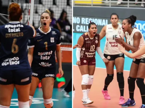 Alianza Lima vs. Universitario por la Liga Peruana de Vóley EN VIVO y GRATIS vía Latina