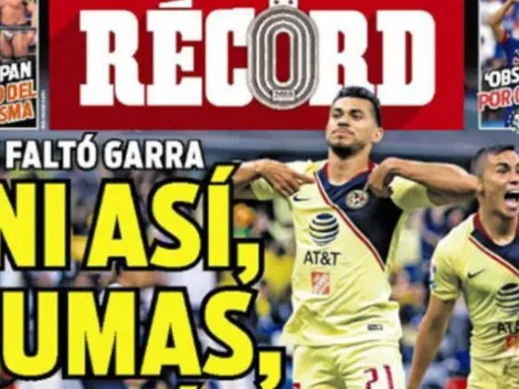 Record destrozó a Pumas en su portada tras empate con América