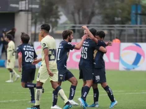 Pumas Sub 17 vino desde atrás y le empató al América de visita