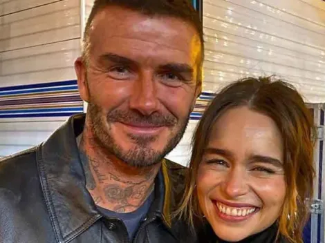 David Beckham subió una foto junto a Emilia Clarke y arrasó las redes