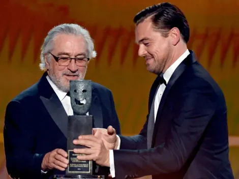 El emotivo mensaje de Leonardo Di Caprio a Robert De Niro en los SAG Awards