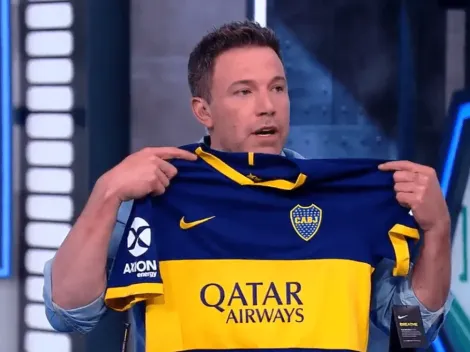 Ben Affleck habló en español y posó con la camiseta de Boca