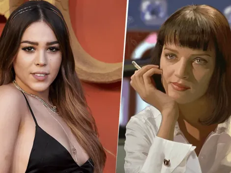 Foto: El increíble parecido de Danna Paola con Mia Wallace de Pulp Fiction