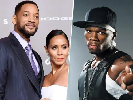 Enfureció Will Smith: el cantante de '50 Cent' se burló por la infidelidad de su esposa y el actor lo insultó