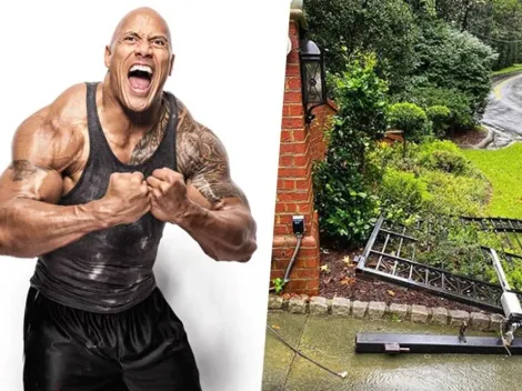 Dwayne 'The Rock' Johnson arrancó la reja de su casa con sus manos: el motivo