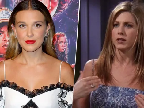 Foto: Millie Bobby Brown copió el look de Jennifer Aniston en la serie 'Friends'