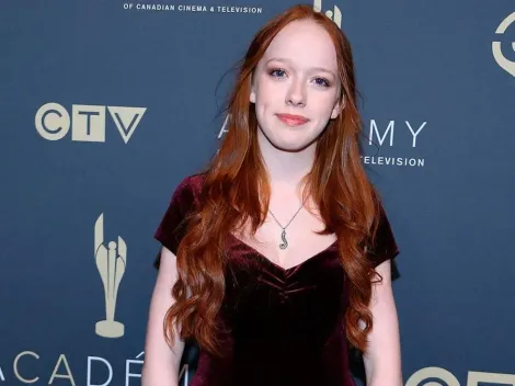 Amybeth McNulty se puso azul y causó sensación en las redes