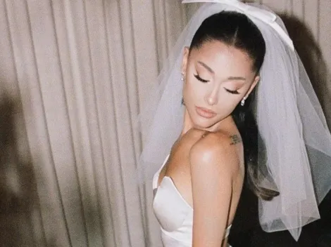 Ariana Grande publicó las bellísimas fotos de su boda con Dalton Gomez