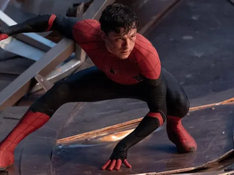 Así luce Tom Holland con el traje de simbionte para lo próximo de Spider-Man