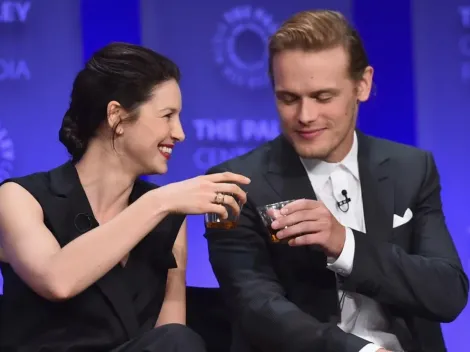 FOTO: Sam Heughan y Caitriona Balfe sorprendieron a los fans de Outlander