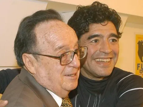 Murió Diego Maradona: el día que conoció a su ídolo, Roberto Gómez Bolaños