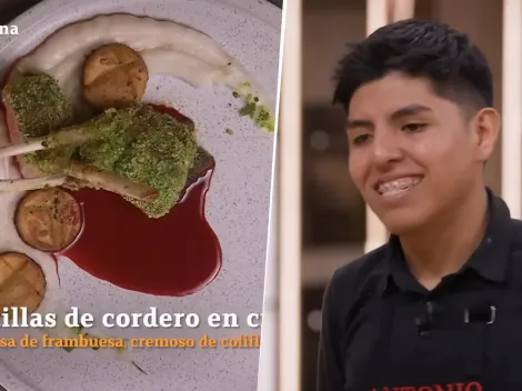MasterChef: Antonio hizo su primer plato al nivel de un restaurante