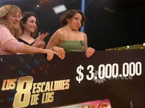 Los 8 Escalones: la ganadora se emocionó al revelar que necesitaba el dinero para su hermano