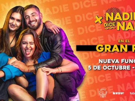 Nadie Dice Nada en el Gran Rex: cuándo es y cómo comprar entradas para la nueva función