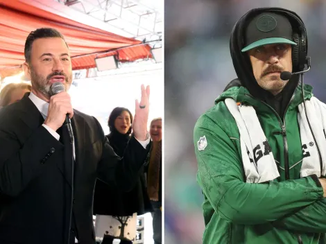 Se armó el pleito entre Jimmy Kimmel y Aaron Rodgers por Jeffrey Epstein