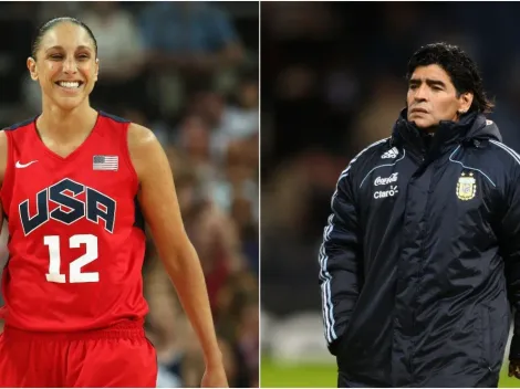 La vez que Diana Taurasi conoció a Diego Maradona en los Juegos Olímpicos de Beijing 2008