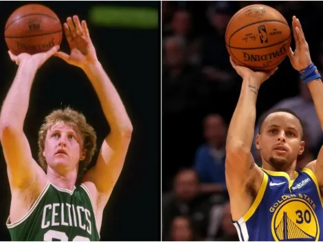 Larry Bird no cree que Stephen Curry sea el mejor tirador de la historia de la NBA