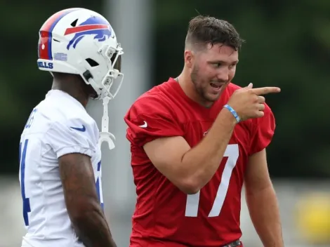 Video: Josh Allen y un caliente enfrentamiento con un compañero de los Bills