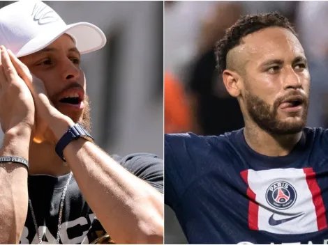 Stephen Curry reaccionó al festejo de Neymar que emuló a la figura de los Warriors