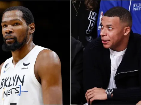 Video: La reunión entre Kevin Durant y Kylian Mbappé con más de un millón de reproducciones