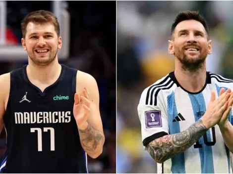 Luka Doncic se deshace de elogios para Lionel Messi